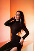 Gown with sleeves Formal black dresses for women